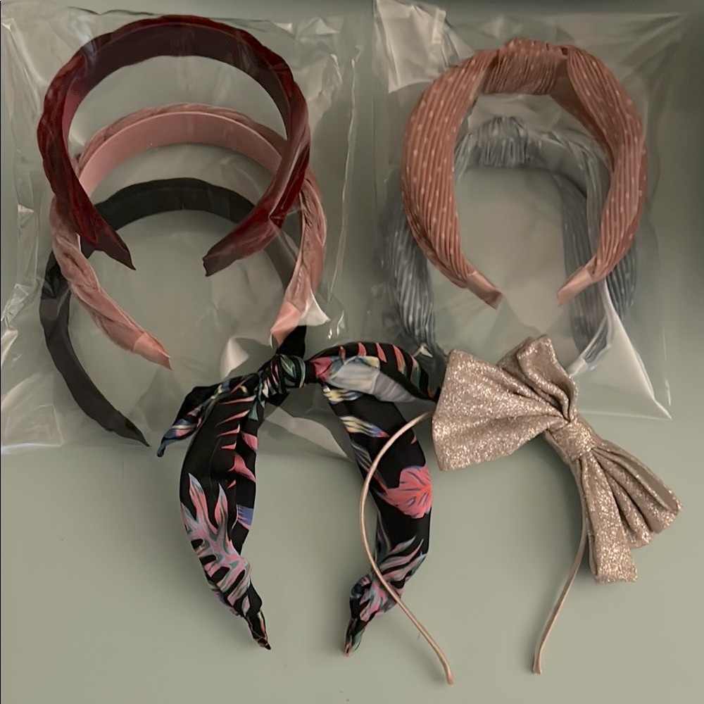 7 Stylish Girl Headband Set bundle